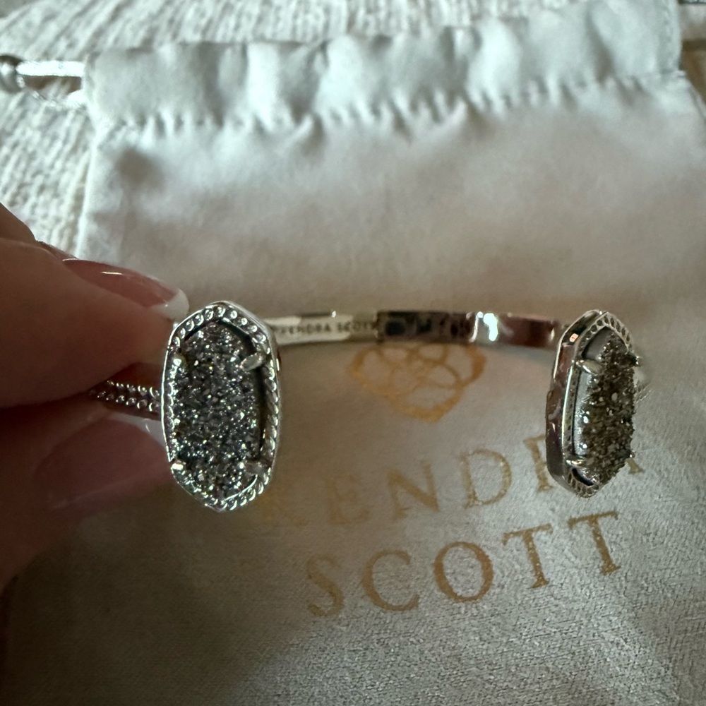 Kendra Scott Elton Silver Cuff Bracelet